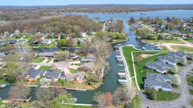 2103 Island Dr, Wayland, MI 49348 - bird's eye view featuring a water view, a residential view, and a forest view