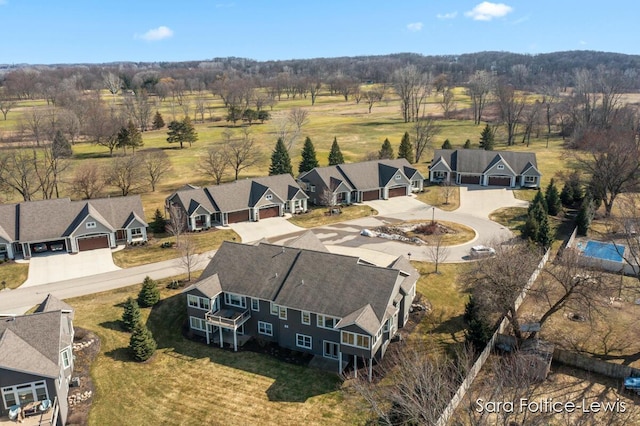 6501 Andres Xing Unit 14, Grandville, MI 49418 - drone / aerial view with a residential view