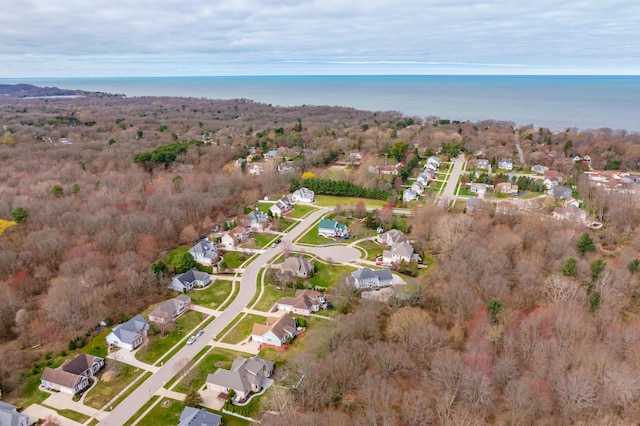 2693 Sanctuary Dr, Stevensville, MI 49127 - drone / aerial view with a residential view and a water view