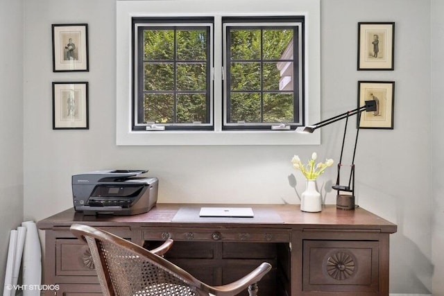 16191 4th Ln, Union Pier, MI 49129 - office featuring plenty of natural light and built in study area