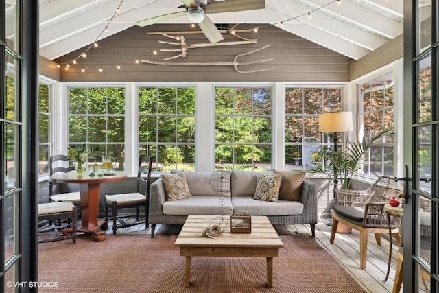 16191 4th Ln, Union Pier, MI 49129 - sunroom / solarium featuring lofted ceiling