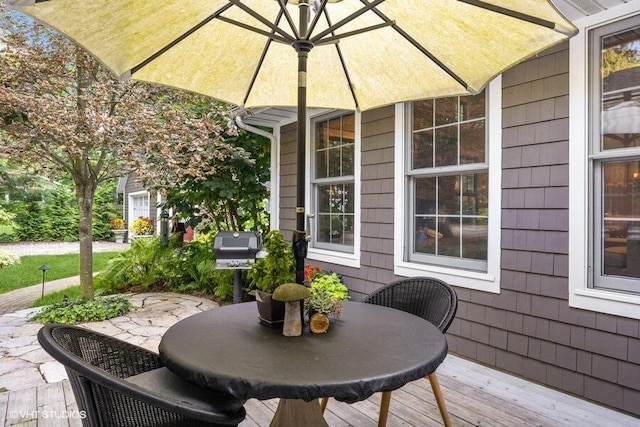 16191 4th Ln, Union Pier, MI 49129 - view of patio / terrace with outdoor dining space