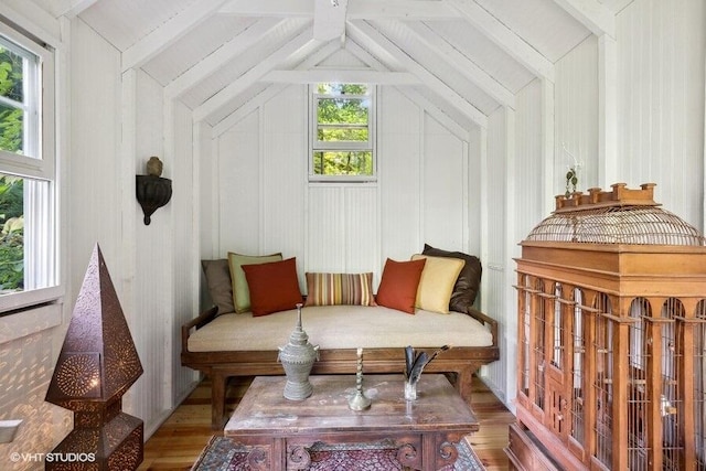 16191 4th Ln, Union Pier, MI 49129 - sunroom featuring beam ceiling