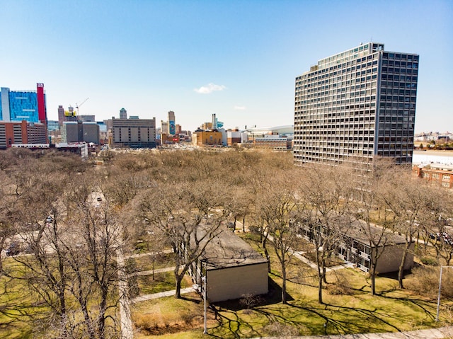 exterior space featuring a city view