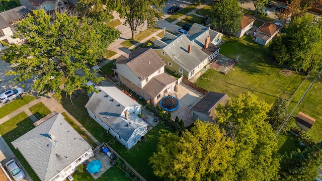 birds eye view of property featuring a residential view