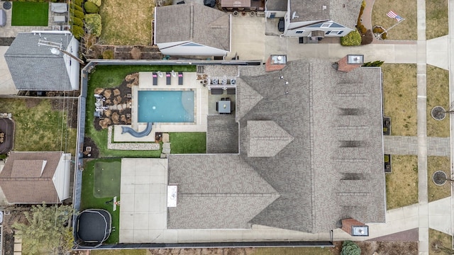 457 Catalpa Dr, Birmingham, MI 48009 - bird's eye view