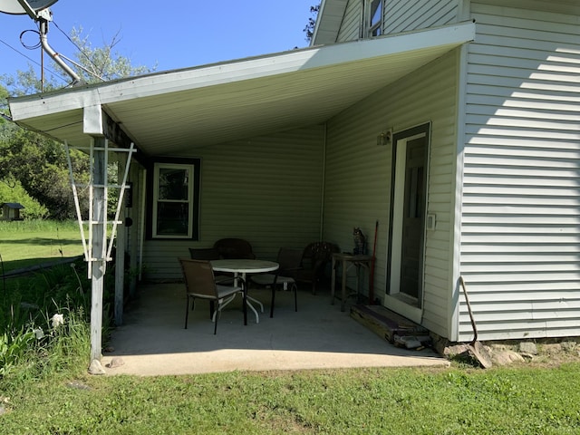 view of patio