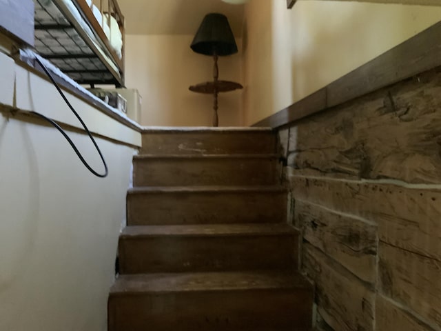 view of staircase