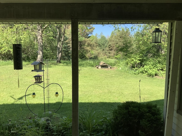 view of yard
