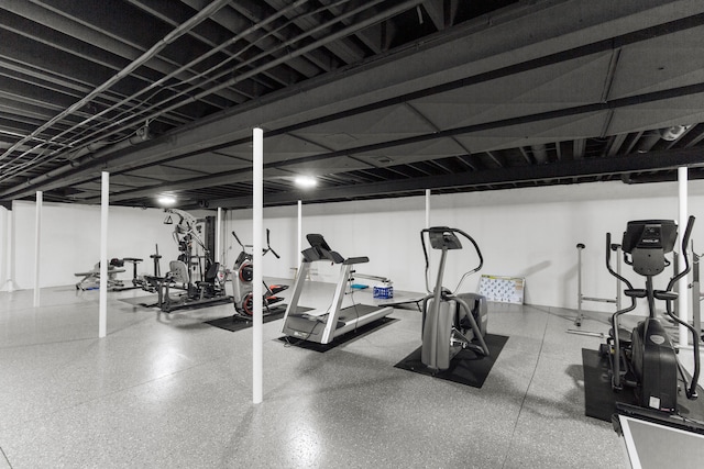 view of exercise room