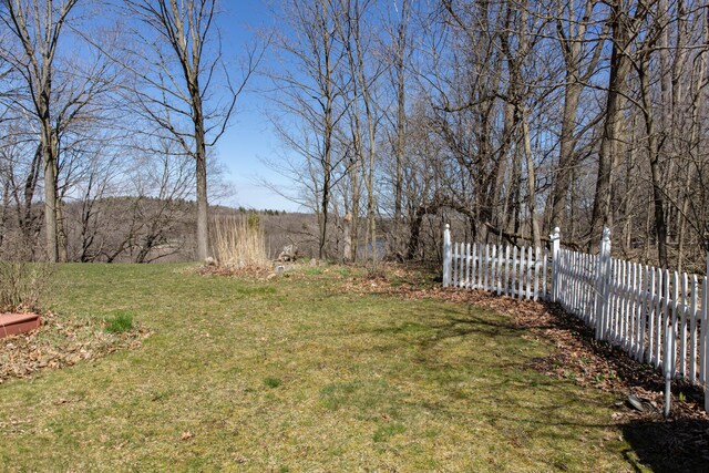 333 Quarterline St, Newaygo, MI 49337 - view of yard featuring fence