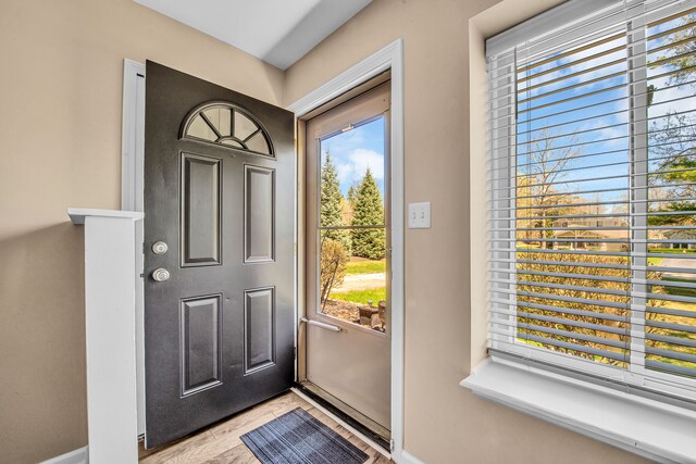 19737 Clement Rd, Northville, MI 48167 - entrance foyer with baseboards