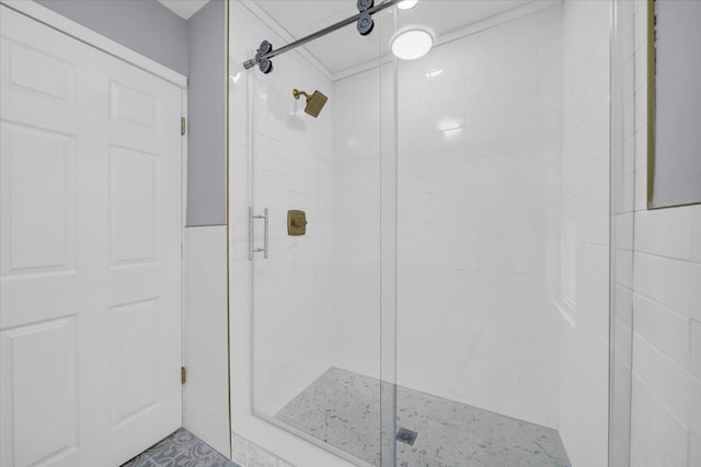 408 Mount Vernon St, Detroit, MI 48202 - full bathroom with a stall shower