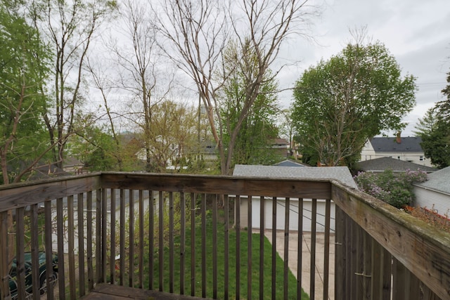 324 Albany St, Ferndale, MI 48220 - view of wooden deck