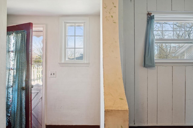 doorway featuring a healthy amount of sunlight