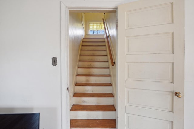 view of stairs