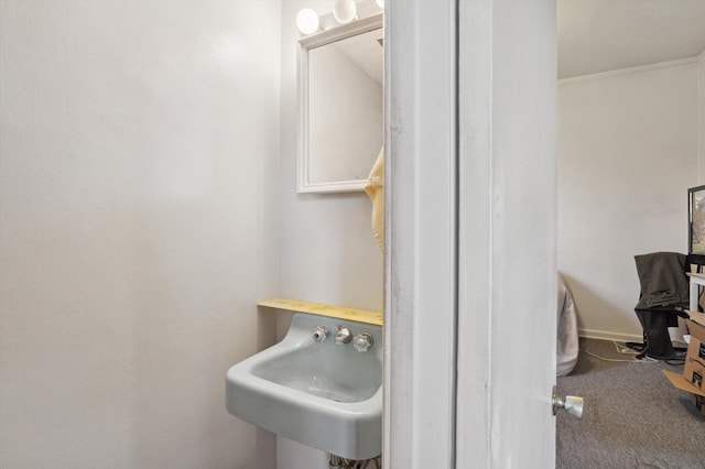 bathroom with a sink