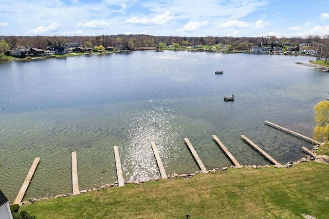 3553 Port Cove Dr Unit 37, Waterford, MI 48328 - view of water feature