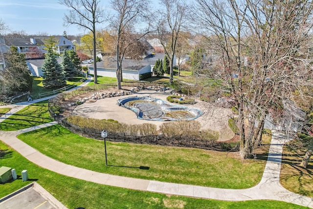 3553 Port Cove Dr Unit 37, Waterford, MI 48328 - view of property's community with a residential view and a lawn