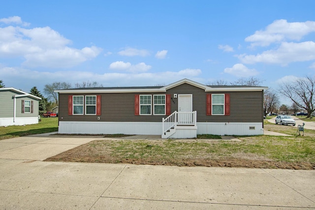 view of manufactured / mobile home