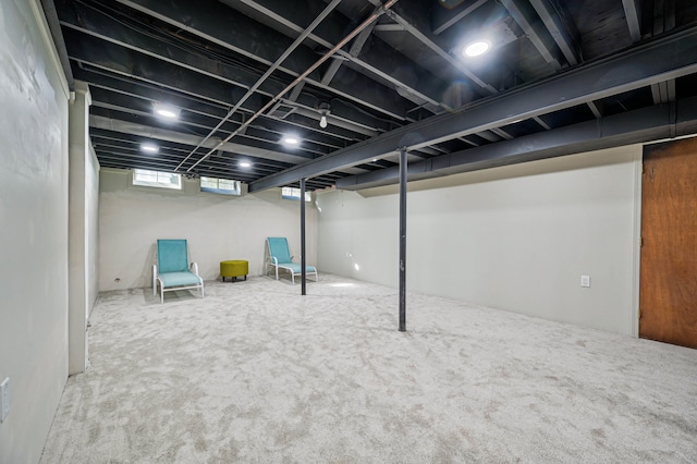 3052 Westman Ct, Bloomfield Hills, MI 48304 - basement with carpet flooring
