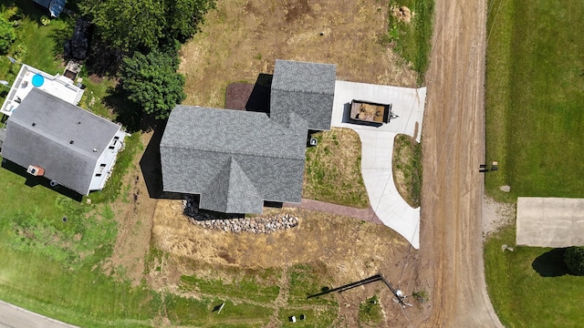 10820 Baker Rd, Jerome, MI 49249 - view from above of property