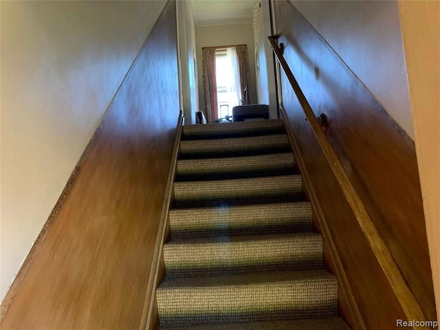 view of stairs