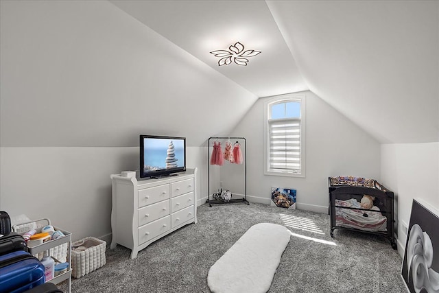 14105 Jode Park, Shelby Twp, MI 48315 - carpeted bedroom featuring lofted ceiling