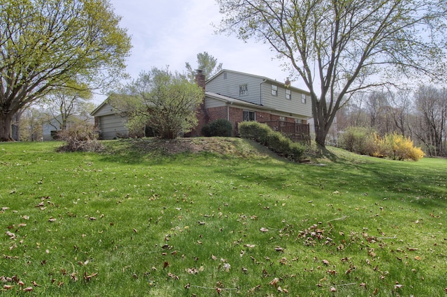 view of yard