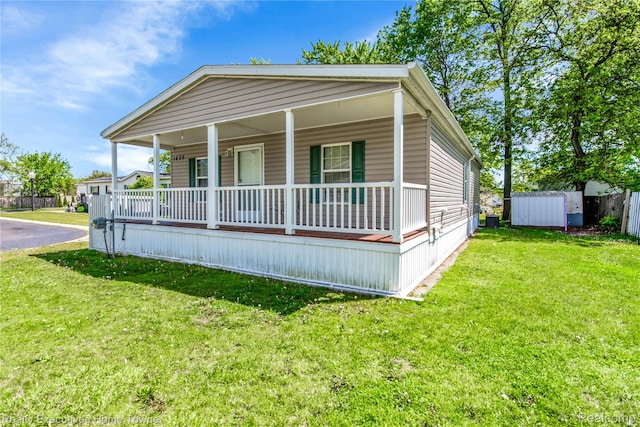 1822 Elizabeth Ter, Madison Heights, MI 48071 - view of front facade with a porch and central AC unit