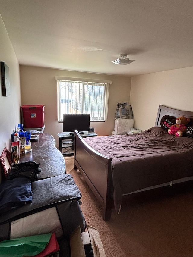 bedroom featuring carpet flooring
