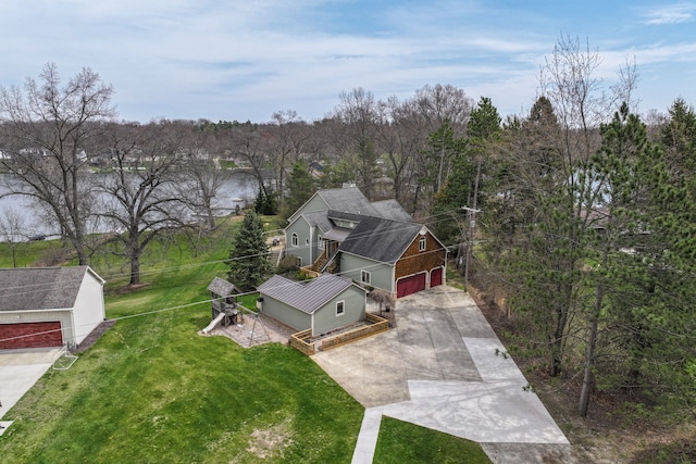 drone / aerial view