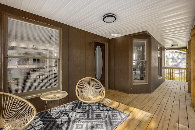65 N Lake St, Grant, MI 49327 - view of wooden deck