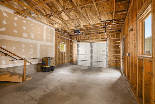 65 N Lake St, Grant, MI 49327 - garage with a garage door opener