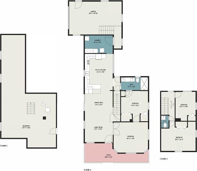 65 N Lake St, Grant, MI 49327 - floor plan