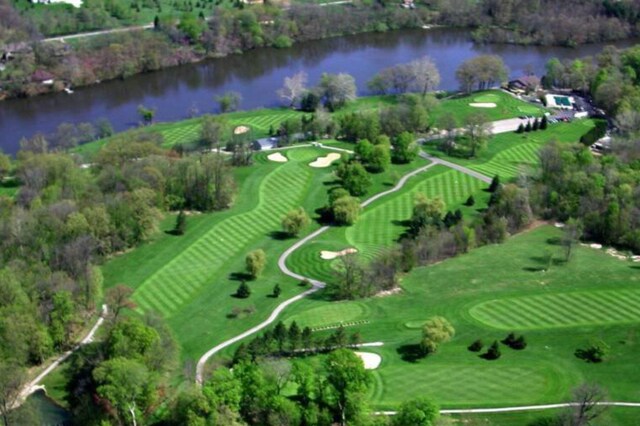 2801 Niles Buchanan Rd, Buchanan, MI 49107 - birds eye view of property featuring golf course view and a water view