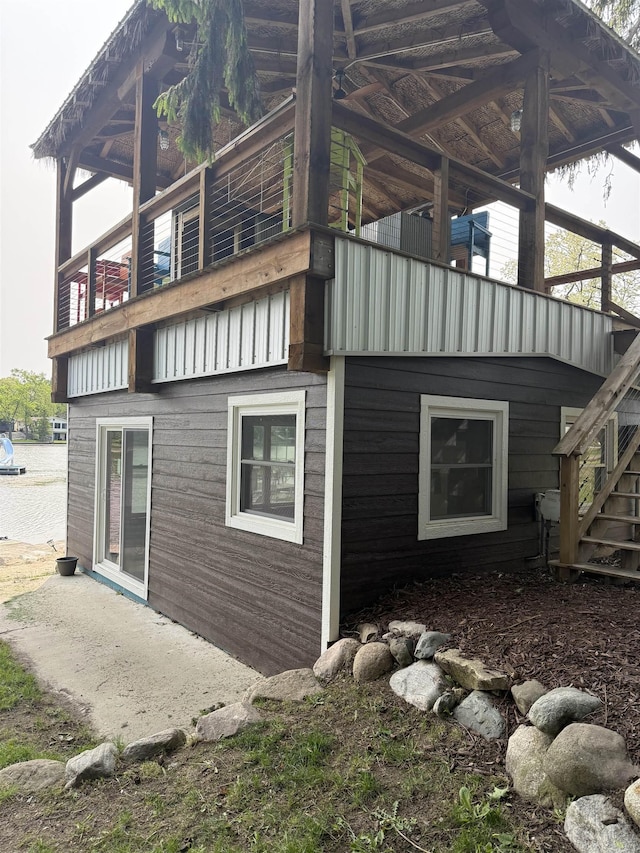 16191 Seymour Rd, Argentine, MI 48451 - view of property exterior with a balcony