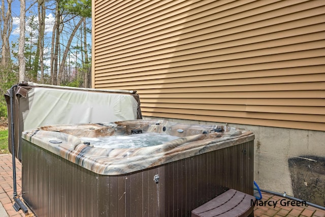 details with a jacuzzi