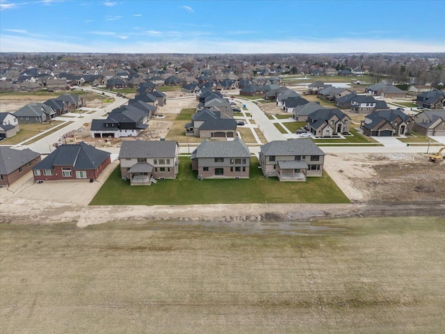 drone / aerial view featuring a residential view
