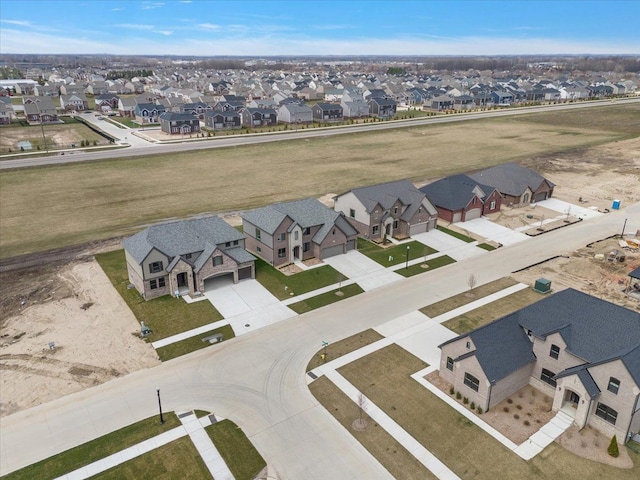 drone / aerial view featuring a residential view