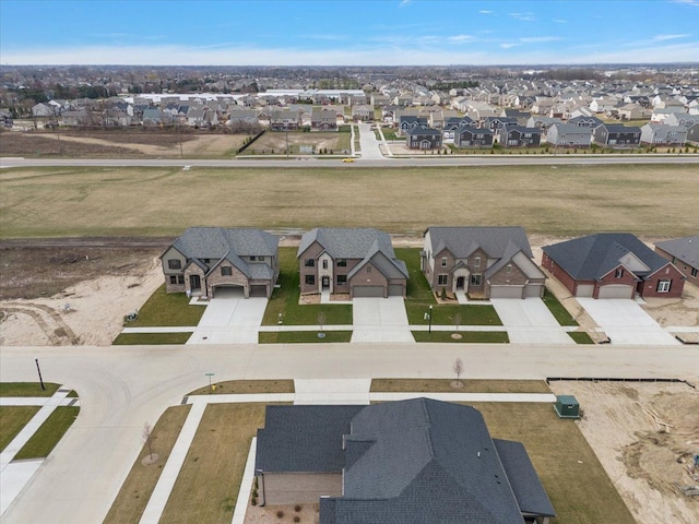 birds eye view of property featuring a residential view