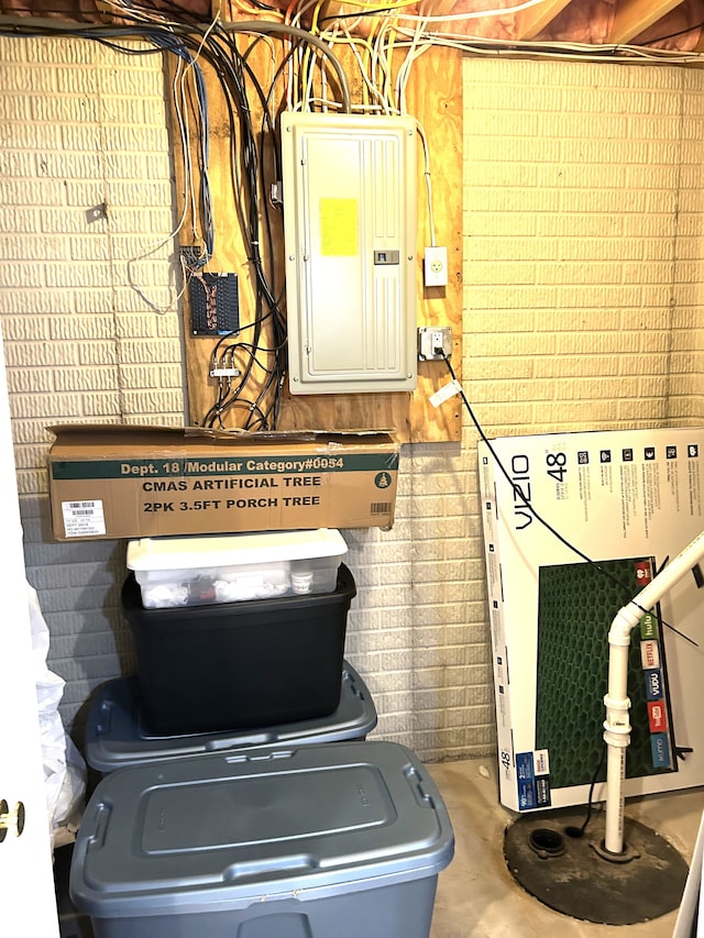 utilities with electric panel