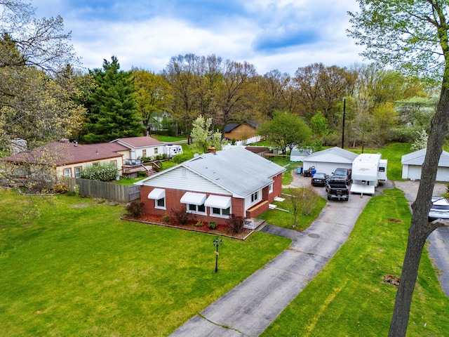 1401 S Williams Lake Rd, Waterford, MI 48327 - view from above of property