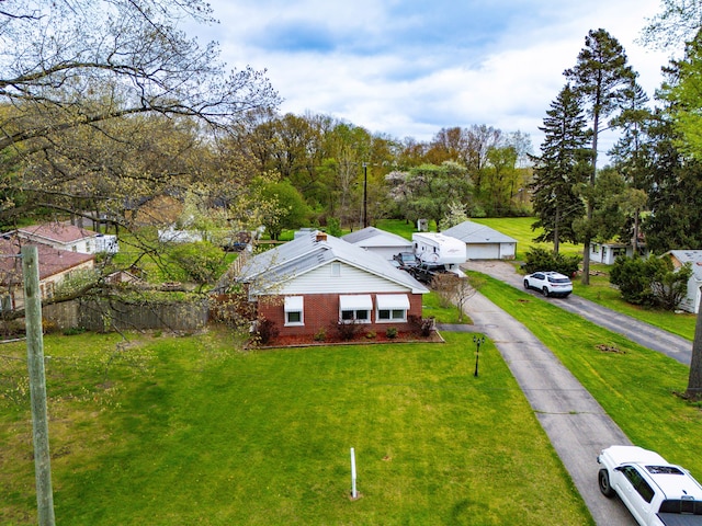 1401 S Williams Lake Rd, Waterford, MI 48327 - aerial view of property and surrounding area
