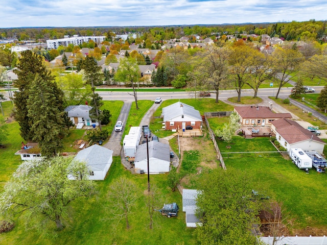 1401 S Williams Lake Rd, Waterford, MI 48327 - aerial view of residential area