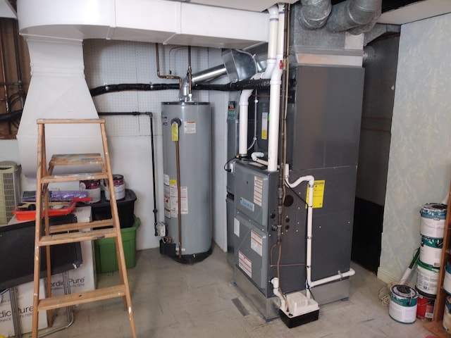 1981 Westfield Rd, Trenton, MI 48183 - utilities featuring water heater and heating unit
