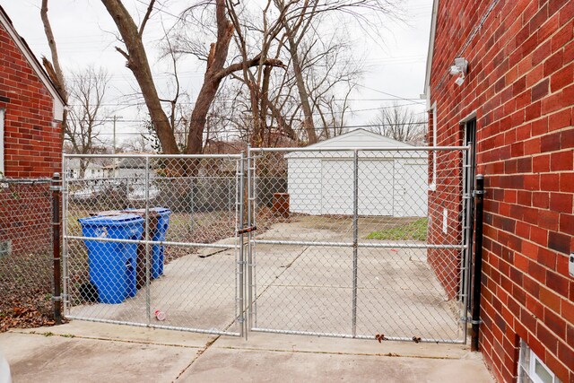 1338 Helen St, Inkster, MI 48141 - exterior space with fence and a gate