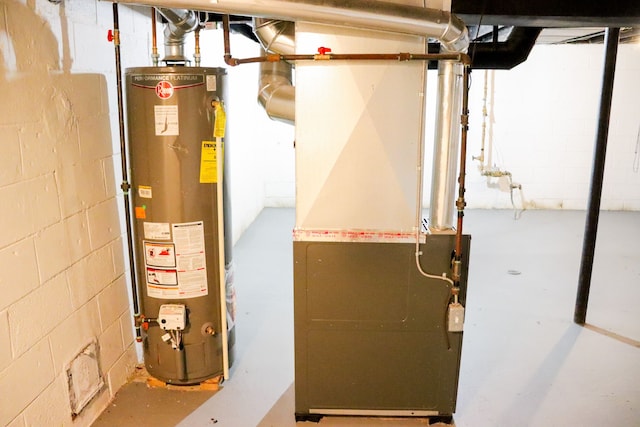 1338 Helen St, Inkster, MI 48141 - utilities with water heater and heating unit