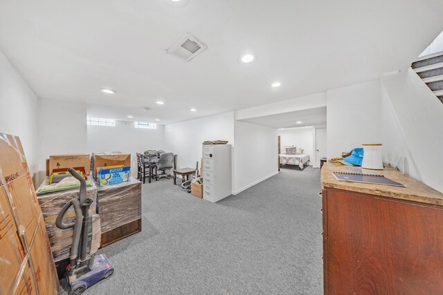 29772 Brentwood St, Southfield, MI 48076 - interior space with recessed lighting and visible vents