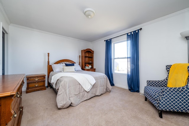 1216 Ellery Grove Ct, Vicksburg, MI 49097 - bedroom with baseboards, carpet floors, and ornamental molding